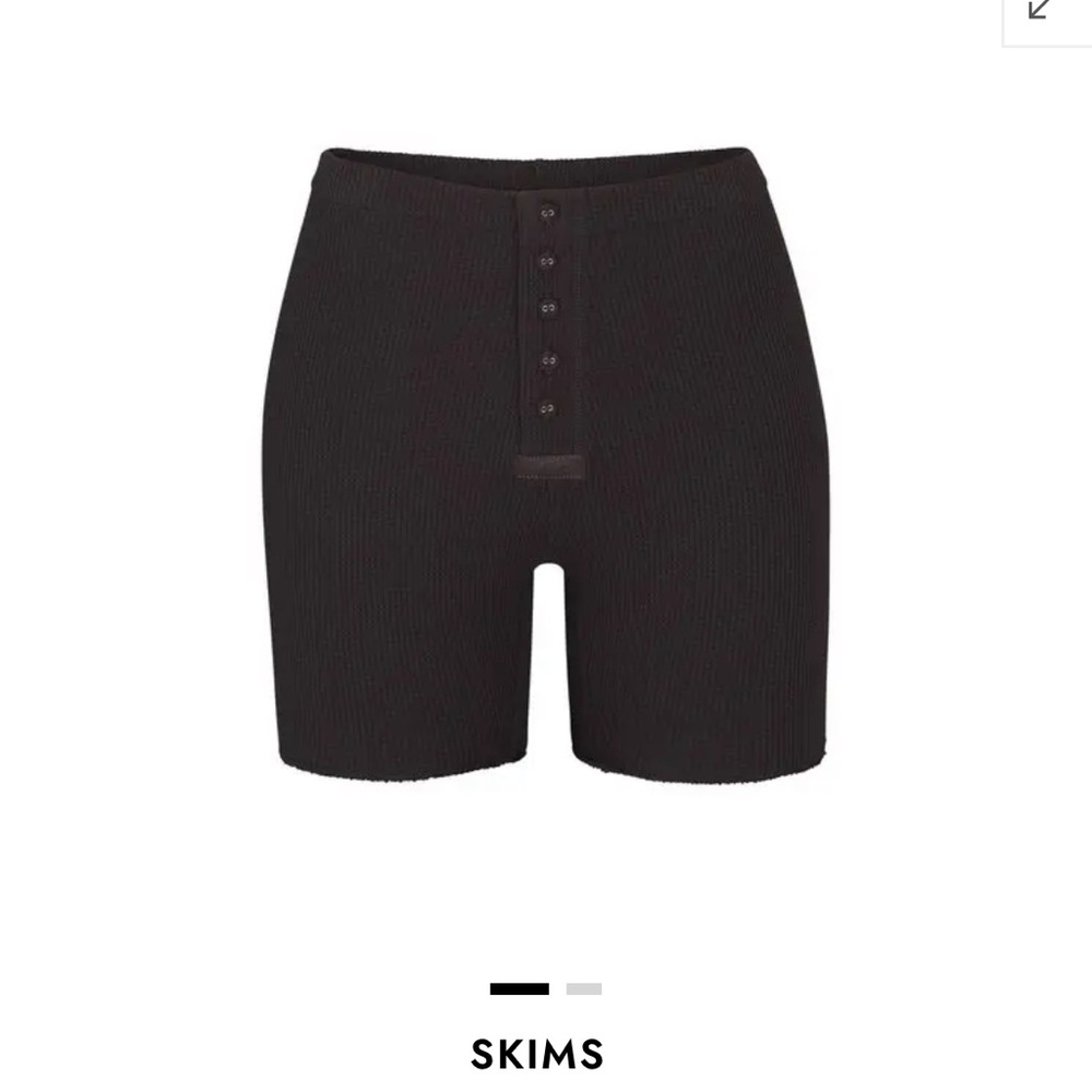 SKIMS Waffle Knit Sleep Shorts – Women’s XL – Cozy Stretch Lounge Shorts – EUC